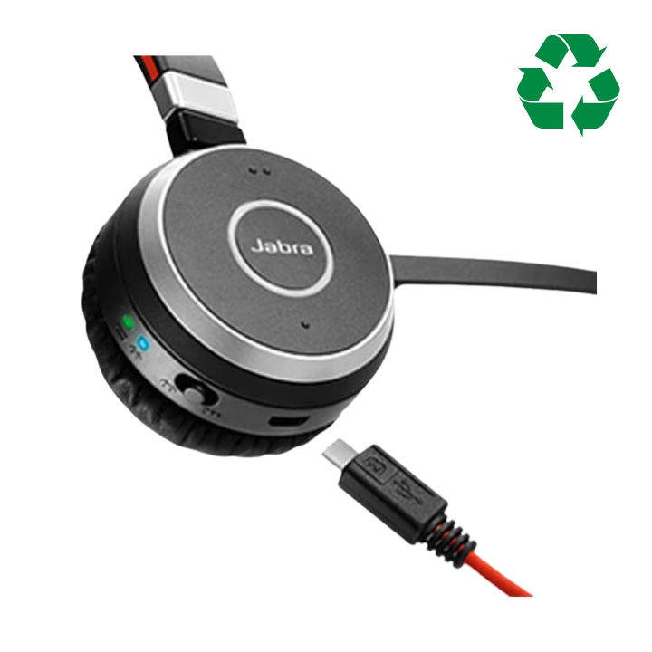 Jabra Evolve 65 MS Teams Stereo Headset - Refurbished