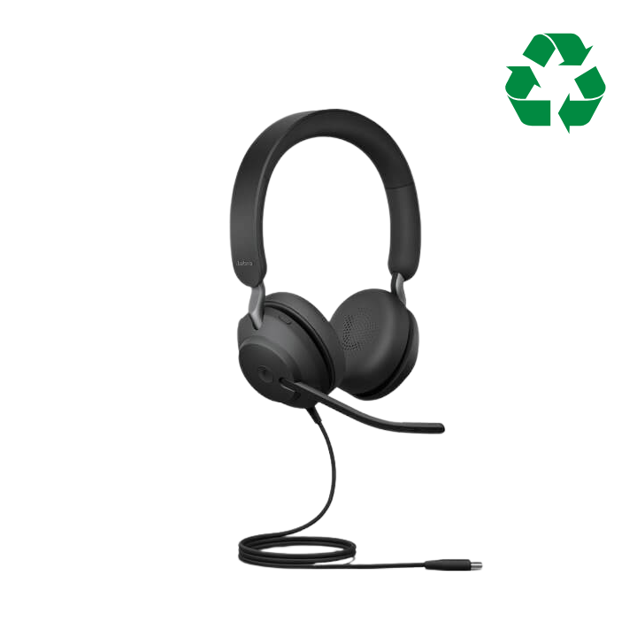 Jabra Evolve2 40 MS Teams Stereo USB-A Headset - Refurbished