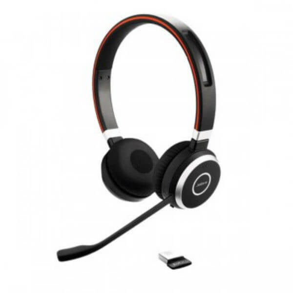 Jabra Evolve 65 UC Stereo Headset with Charging Stand - Headset Sales Ltd