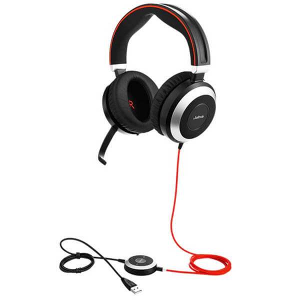 Jabra Evolve 80 UC Stereo Headset - Headset Sales Ltd