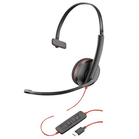 Plantronics Blackwire 3210 USB - C Headset - Headset Sales Ltd