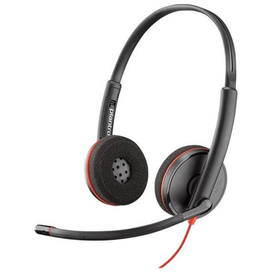 Plantronics Blackwire C3220 Stereo USB Headset - Headset Sales Ltd