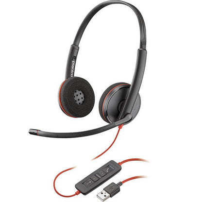 Plantronics Blackwire C3220 Stereo USB Headset - Headset Sales Ltd