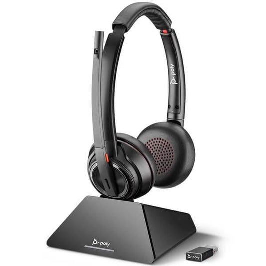 Plantronics Poly Savi 8220 UC Wireless Headset - Headset Sales Ltd